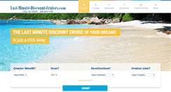 Desktop Screenshot of last-minute-discount-cruises.com